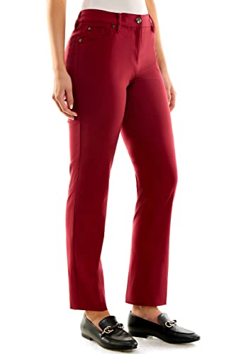 Image of Zac & Rachel Women's Millennium Fabric Pant - Perfectly Designed Woven Stretch Combination That Makes for The Most Flattering