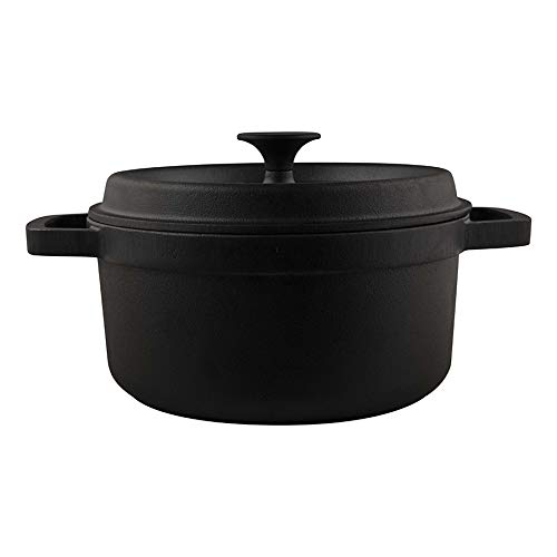El molino de viento hierro fundido barbacoa cacerola L