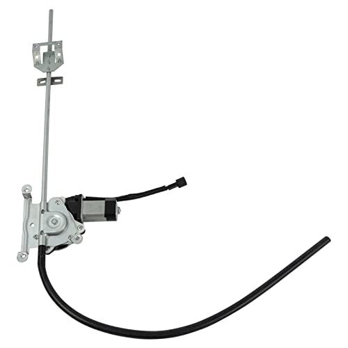 Image of TRQ Front Left Power Window Regulator & Motor Assembly Drivers Side Compatible with 1997-2003 Freightliner FLD112 1997-2010 FLD120 2003-2010 FLD120SD 2001-2010 FLD132