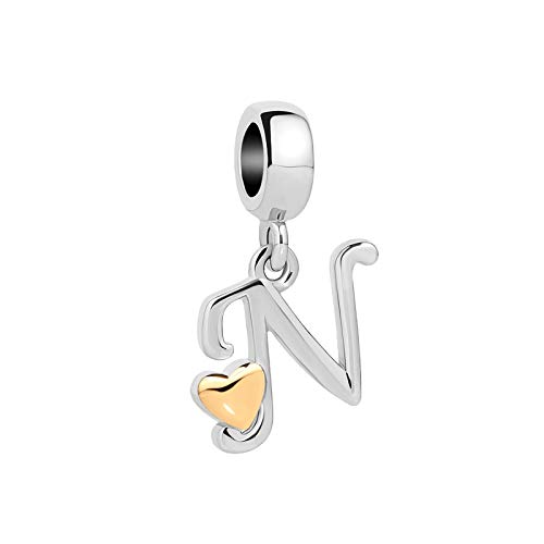 Initial Letter Charms A-Z el regalo personalizado ideal para aniversarios Moments