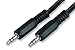 PRO SIGNAL - 3.5mm Stereo Jack Plug to Plug Lead, 0.25m Black