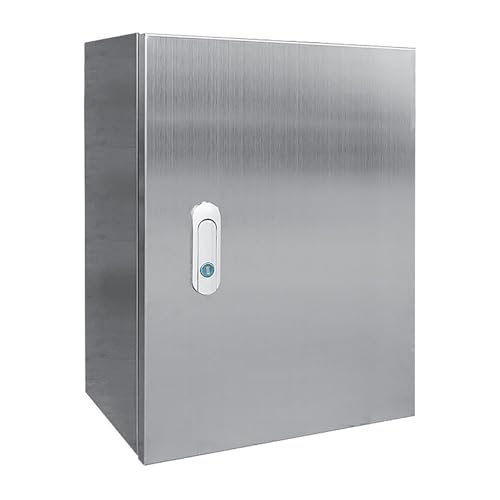 Caja Distribucion Electrica, Ccaja Electrica de Acero Inoxidable 201 con Orificios de Montaje Traseros, para Uso Interiores(40x30x50CM/16x12x20IN)