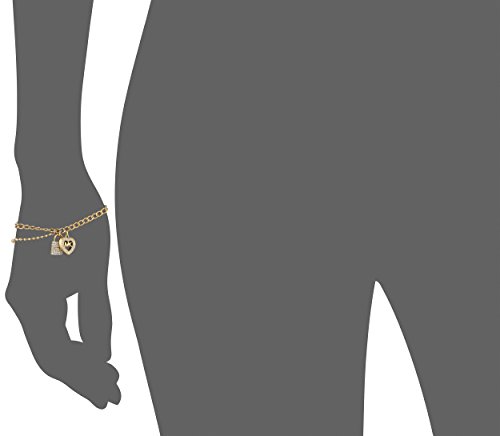 Michael Kors Womens Gold-Tone Charm Link Bracelet, One Size #TOP1