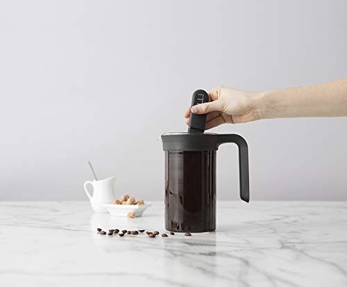 La Cafetière Seattle SwitchIt French Press Coffee Timer/Stirrer, Silicone/Plastic, Black