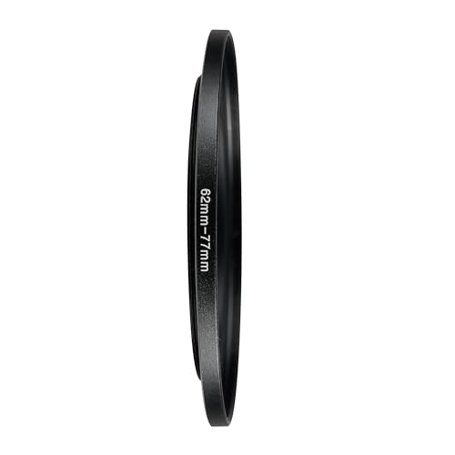 Image of 62-77mm Step-Up Ring Adapter, 62mm to 77mm Step Up Filter Ring for 62mm Lens Install 77mm ND CPL UV Camera Lens Filter(62mm-77mm)