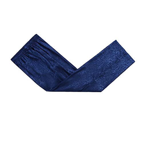 Kung Fu Uniform Tang Men Chinese Traditional Clothing Hanfu Martial Arts (Navy Blue, Large) #TOP7