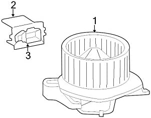 2005-2007 JEEP GRAND CHEROKEE COMMANDER HEAT AIR CONDITIONING BLOWER MOTOR MOPAR OEM