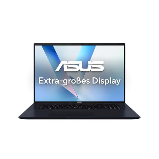 ASUS Vivobook 18 M1807HA Laptop | 18" WUXGA 16:10 IPS Display | AMD Ryzen 7 260 | 16GB RAM | 1TB SSD | AMD Radeon 780M | Win11 Home | QWERTZ | Quiet Blue