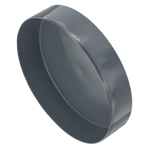 Image of uxcell 2pcs Rubber End Caps 275mm(10 13 /16 Inch) ID x 80mm(3 1 /8 Inch) H Vinyl Round Tube Bolt Cap Cover Screw Thread Protectors Dark Grey