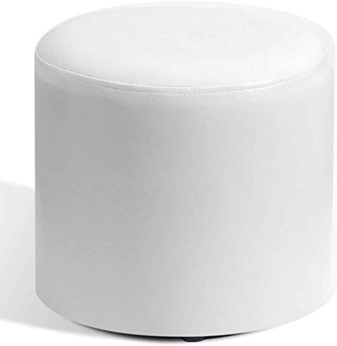 Puf Cube - Reposapiés con base de madera maciza, banco pequeño para sala de estar, elegante mesa de café, 30 cm