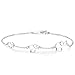 BlingGem Bracelet pour Femme Argent Sterling 925 Éléphants Bracelet pour Famille Générations Bijoux Animaux Cadeau pour Grand-mère Mère Filles