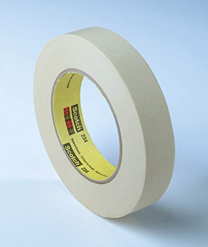 Image of 3M General Purpose Masking Tape 234, Tan, 57 in x 120 yd, 5.9 mil, Untrimmed, 1 per case