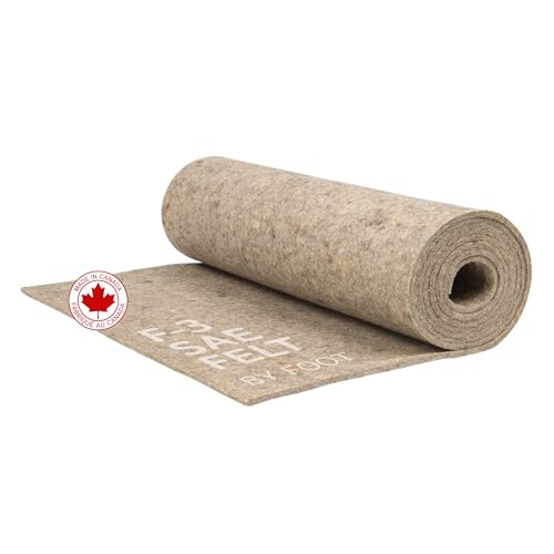 The Felt Store F-3 Industrial Felt – 60 Inch Wide x 1 Foot Long x 1/4 Inch Thick – SAE Pressed Felt for Automotive, Construction, Machinery Components
