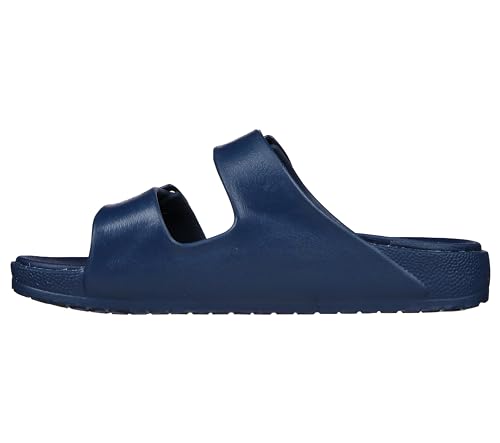 Skechers SKECHERS Women's FOAMIES Arch Fit Cali Breeze 2.0 Slide, Navy, 7
