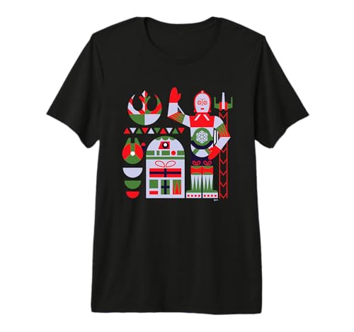 T-shirt Star Wars Noël R2-D2 C-3PO style nordique pour vos soirées hivernales