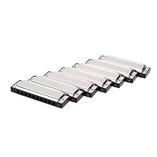 Harmonica Harmonica 10 trous harpe Blues harpe blues harmonica diatonic harmonica Set de 7 pièces (A – g) avec boîte… - Les Beatles, Paul McCartney, John Lennon, RIngo Starr, George Harrison Harmonica Harmonica 10 trous harpe Blues harpe blues harmonica diatonic harmonica Set de 7 pièces (A - g) avec boîte… – Image 3