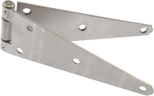 The Hillman GroupThe Hillman Group 851828 6" Heavy Strap Hinge - Stainless Steel 1-Pack by Hardware Essentials - Used condition - CA$15.16