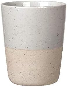 SABLO Ceramic Stoneware Handleless Mug, Set of 4 - Cloud