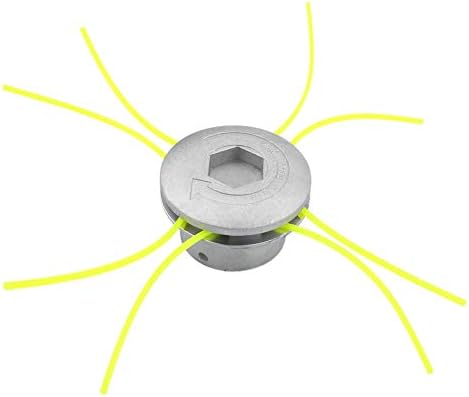 MAGT Trimmer Head, Universal Aluminium Strimmer Head Trimmer Heads String Set Grass Brush Cutter Compact Accessory for Lawn Mower