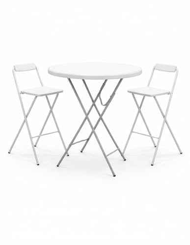 Jardin202: Mesa Plegable Redonda 80x110cm