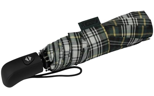 Paraguas iX-brella First Class resistente de cuadros con funda elegante para lluvia 5