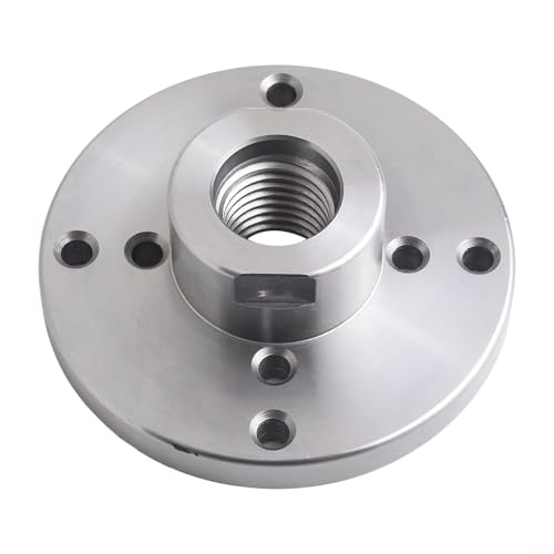 Placa frontal de torno para tornear fuentes de madera con rosca 1" 8TPI 4" 4