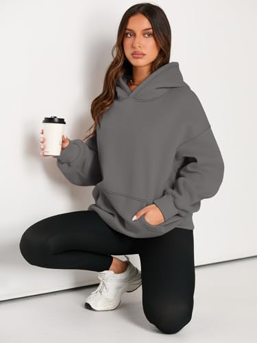 Image of EFAN Women's Hoodies Oversized Sweatshirt Comfort Fleece Sweaters | Cozy Trendy Pullover Hoodies, Sweatshirts with Pockets For Fall & Winter