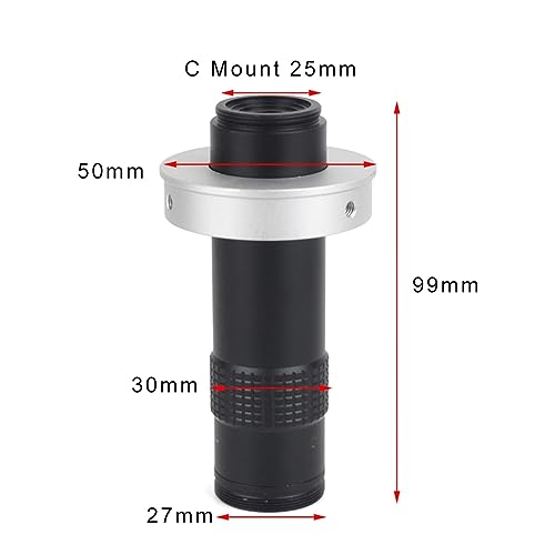 Objectif microscope 10X 130X avec zoom C réglable haute précision - 2