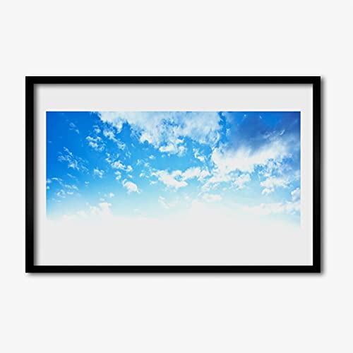 Paysage nuage de ciel en affiche encadrée 60x40 cm pour sublimer votre salon
