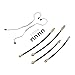 AUTOVIC for 1965-1982 Corvette Brake Hose with Lines Kit - Rubber Replacement Set for Front & Rear Disc Brakes 6pcs