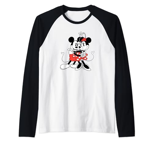 T-shirt Mickey & Minnie Vintage Hug le charme nostalgique d'un câlin