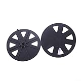 Lightweight Wheel Hub Protector Set - 133mm Plastic Mountain for Bike Hub Cover & Cap, Black Wheel Protection for Bike Accessories (10-Pack)