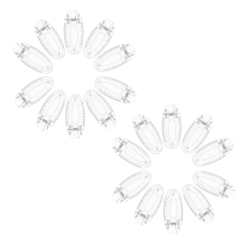 ARTSEWPLY 60 piezas Unidades Pinzas para Pelo Cocodrilo Transparentes para Bebés Clips Volumizadores Clásicos Antideslizantes para Peinados Infantiles