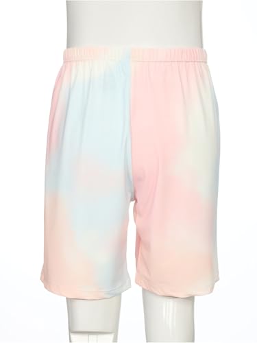 Kids Girls Tie-dye Athletic Shorts Quick-Drying Breathable Shorts for Workout Vocation Beach4