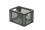 der ROLLENDE SHOP - Euro-Stapelbehälter 400x300x270 mm durchbrochen grau