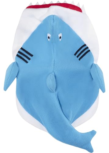 Rubie's Official 580080X Hai-Kostüm für Hunde, Haustier, Blau und Weiß, Größe XL Karneval