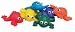 Sportime Indestructible Bean Bag Frogs, Set of 6