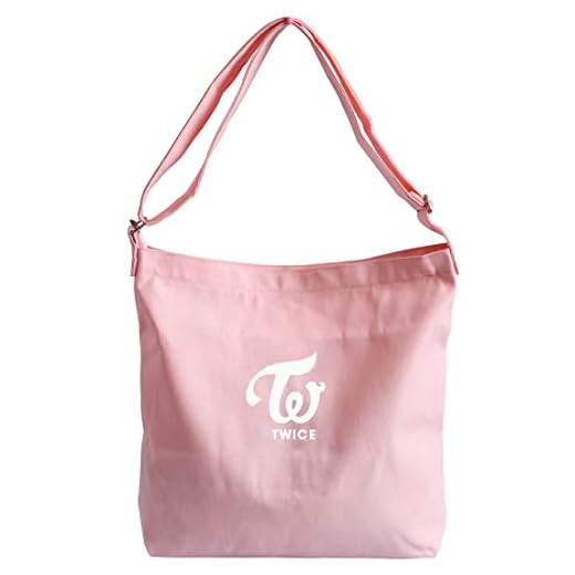 TWICE Merch Canvas Shoulder Bag, Hobo bag Crossbody Handbag Casual Tote