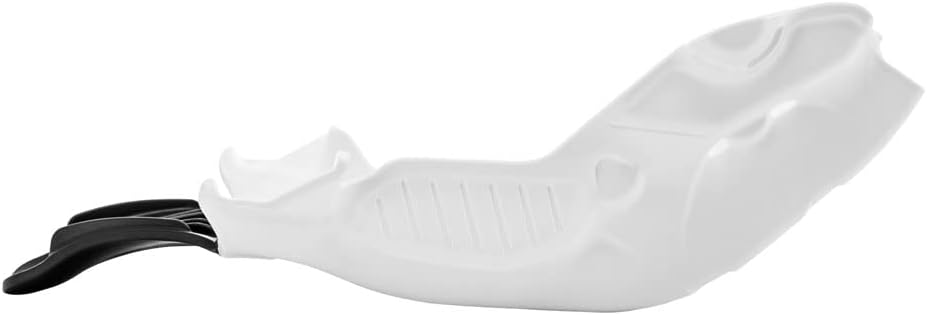 Acerbis Plastic Offroad Skid Plate with Linkage Guard White/Black Compatible with Husqvarna FC 250/350/FX 350 2019-2022/Compatible with KTM 250/350 SX-F 2019-2022 - 2736371035
