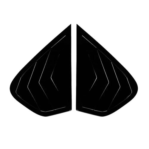 Persiennes de vitre latérale arrière de voiture X6 E71 E72 2008-2014 noir laqué