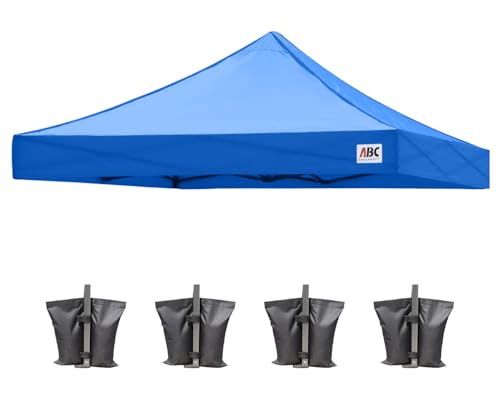 Image of ABCCANOPY Replacement Canopy Top for Pop Up Canopy Tent 8x8 Royal Blue