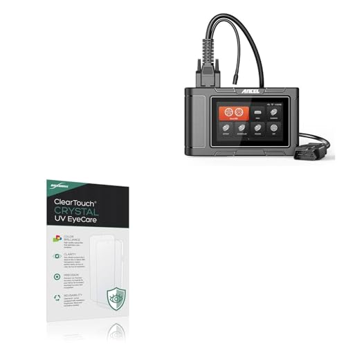 BoxWave Screen Protector Compatible With Ancel HD3400 (5 in) - ClearTouch Crystal Anti-UV EyeCare (2-Pack), Filters out Harmful Blue Light Reduce Fatigue