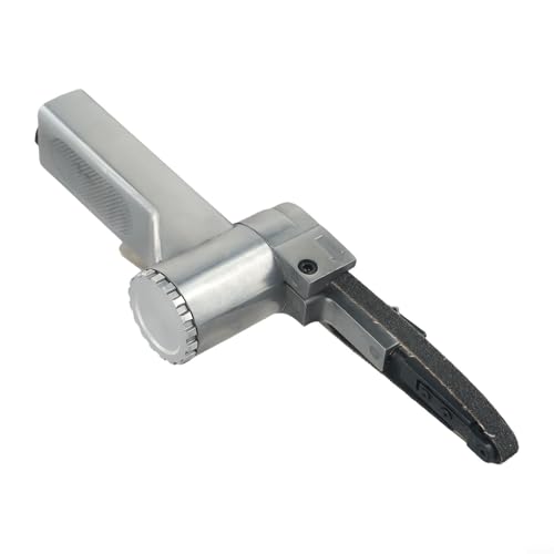 Lijadora de banda de aire con correas de lijado para compresor de aire, 16000 RPM, tamaño de correa de 10 x 330 mm, presión de trabajo de 90 PSI, construcción de metal