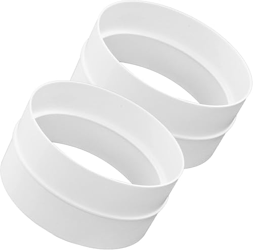 Vent Systems Ø100 mm 2 piezas conector redondo para tubos rectos o flexibles. Conexión de ventilación. Aplicaciones de calefacción, refrigeración y ventilación
