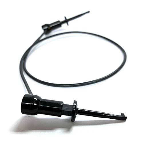 Image of E-Z-HOOK Micro-Hook 12 inch Test Lead Jumper (22 AWG PVC - 12 inch Long) - Set of 10: Assorted Colors (204XM-12-S)