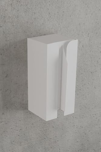 Risingmaber Metal Beyaz Güçlü Yapışkanlı Organizer Peçetelik,Dispenser Mutfak Banyo Peçetelik MT107B