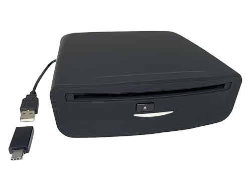 (AIE) VN-CDUSB - “Add-on” Vehicle USB CD Player – Single Cable Installation by plugging into The USB Data Port on The Factory Radio – [Note] Review Other AIE Model Options (in Images)