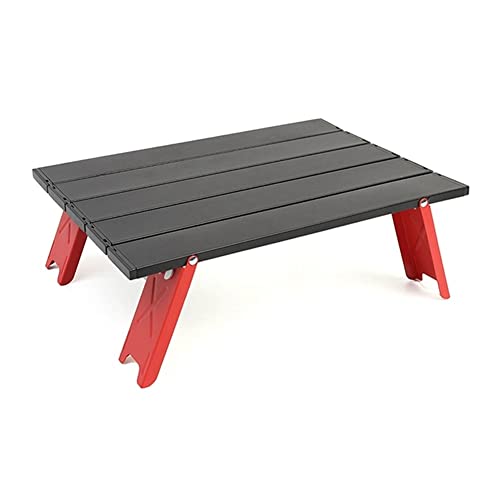 Campingtisch Outdoor Mini Klapptisch Camping Zelttisch Camping tragbarer Couchtisch Heimbett Computertisch Aluminiumtisch Faltbarer und Leichter Campingtisch (Color : Dark Grey) Cover
