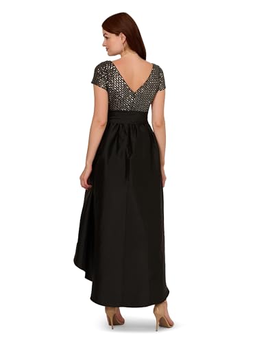 Adrianna Papell Women's Sequin High-Low Dress2