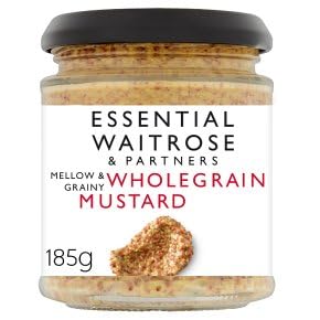 Essential Waitrose Mellow & Grainy Wholegrain Mustard185g